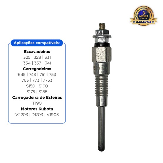 Vela Aquecedora Ignição Aplicável Bobcat - 6655233