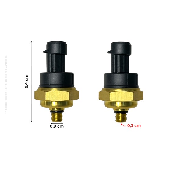 Sensor de Pressão de Óleo Aplicável Máquinas Bobcat - 6674316