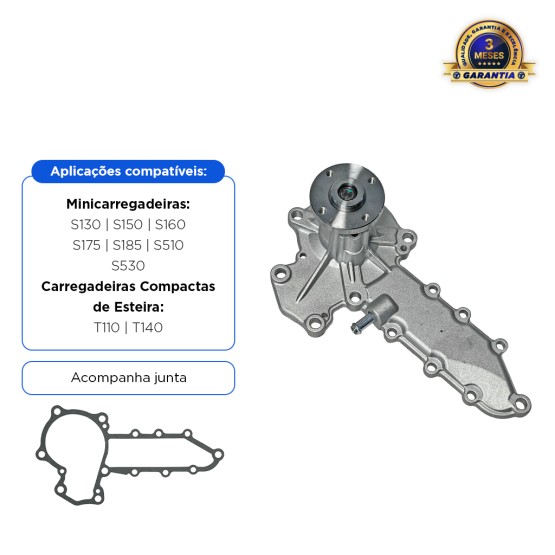 Bomba De Água Aplicável Carregadeira Bobcat - 6685105