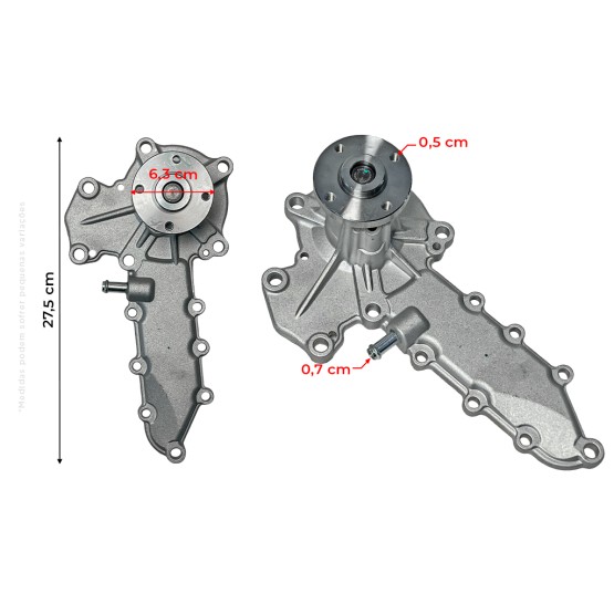 Bomba De Água Aplicável Carregadeira Bobcat - 6685105