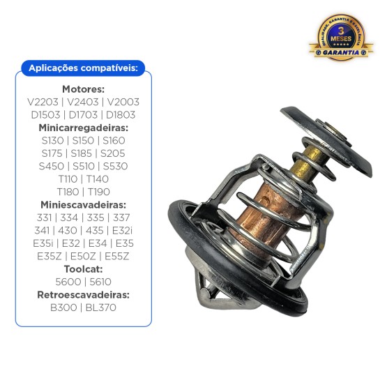 Válvula Termostática Aplicável BobCat - 6685520