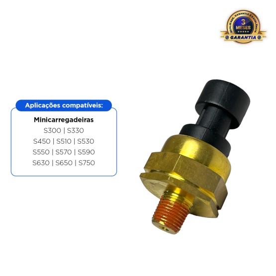 Sensor Pressão Óleo Aplicável Minicarregadeira Bobcat - 6697920