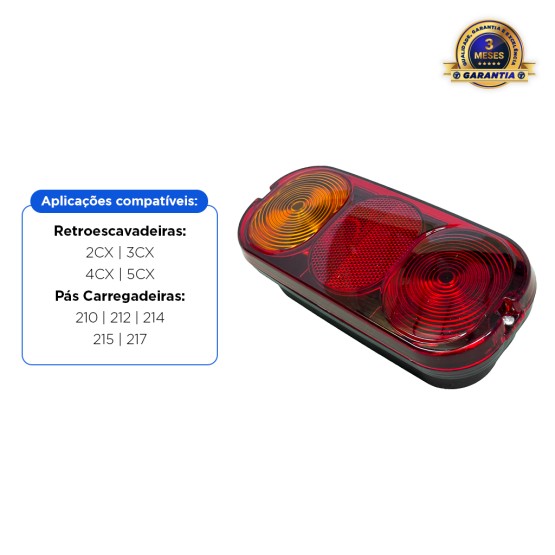 Laterna Traseira Aplicável Retroescavadeira JCB - 700/50018
