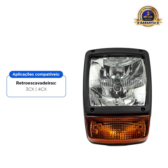 Farol Dianteiro Aplicável Retroescavadeira JCB - 700/50055