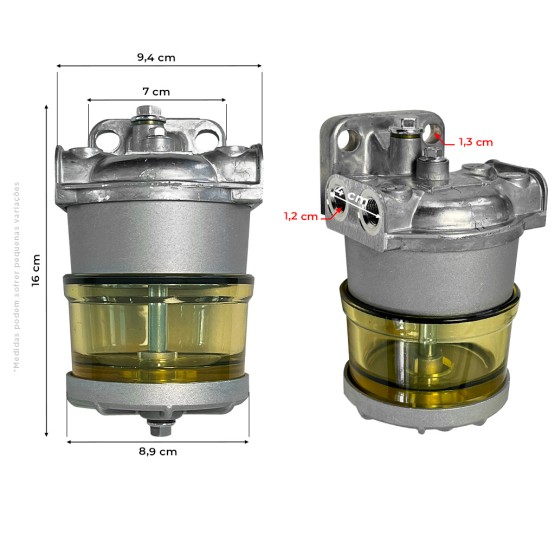 Filtro Sedimentador Do Motor Aplicável Tratores Com MWM - 73403431