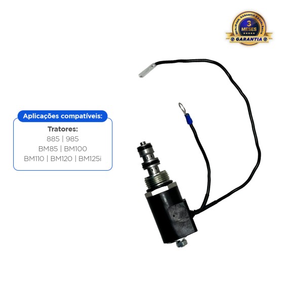 Válvula Solenoide Aplicável Trator Valtra - 80402400