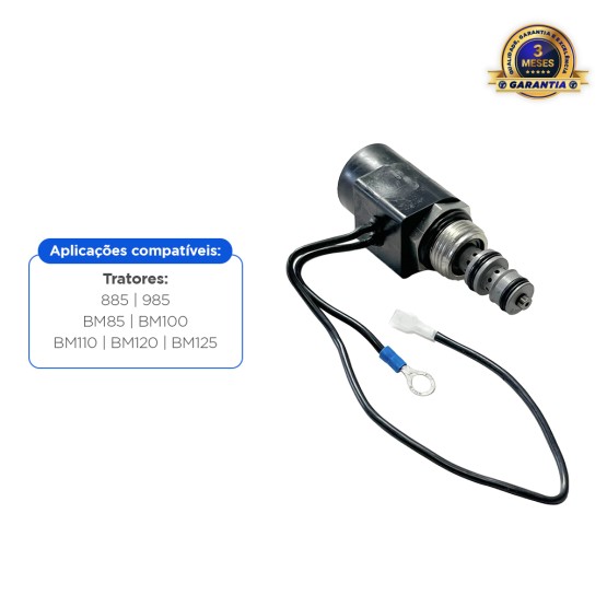 Válvula Solenoide Aplicável Trator Valtra - 80402400
