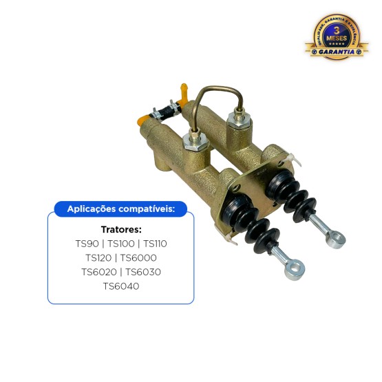 Cilindro Mestre Duplo Aplicável Trator New Holland - 81869963