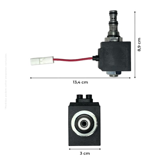 Solenoide Aplicável Trator New Holland - 81870291