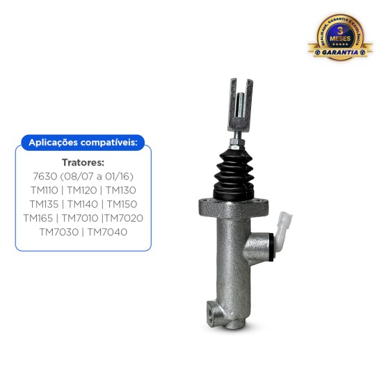 Cilindro Mestre Da Embreagem Aplicável Trator New Holland - 82008704