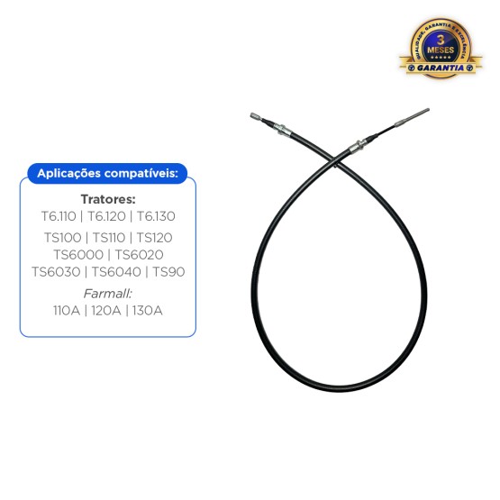 Cabo Do Freio De Mão Aplicável Trator Case / New Holland - 82027283
