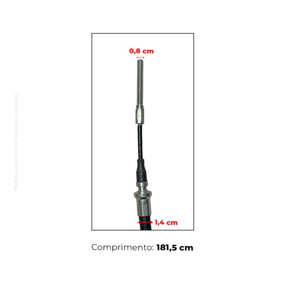 Cabo Do Freio De Mão Aplicável Trator Case / New Holland - 82027283