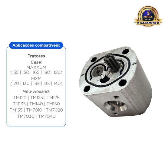 Bomba Hidráulica Aplicável Trator Case / New Holland - 82031027
