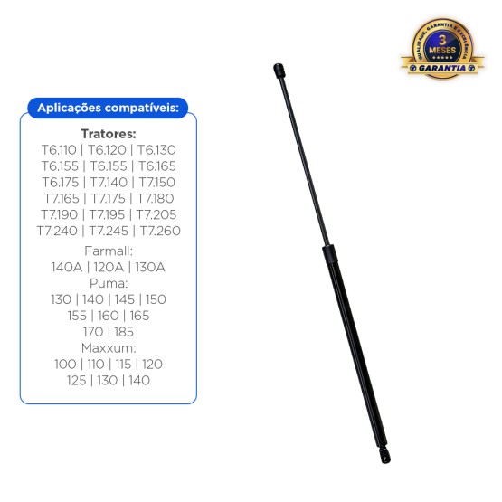 Amortecedor Do Capô Aplicável Trator New Holland Case - 82036570