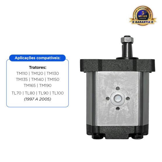 Bomba Hidráulica Aplicável Trator New Holland - 82991189