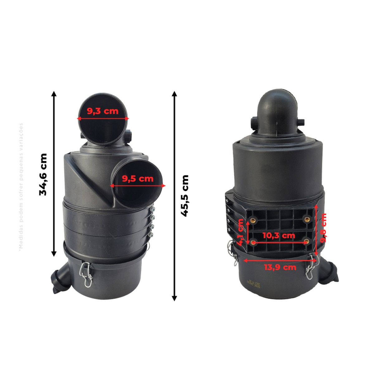 84125308 / Carcaça Depurador Filtro Ar Aplicável New Holland
