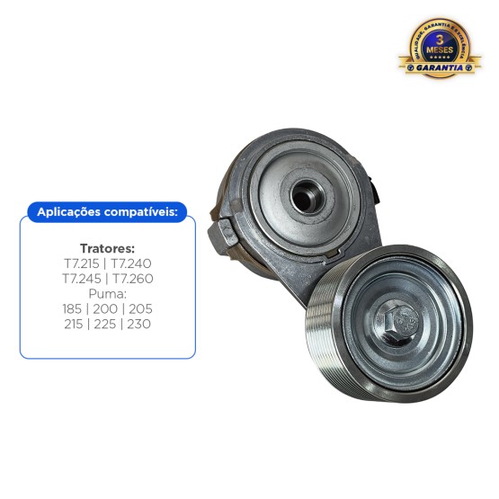 Tensor Da Correia Alternador Aplicável Trator Case / New Holland - 84187972