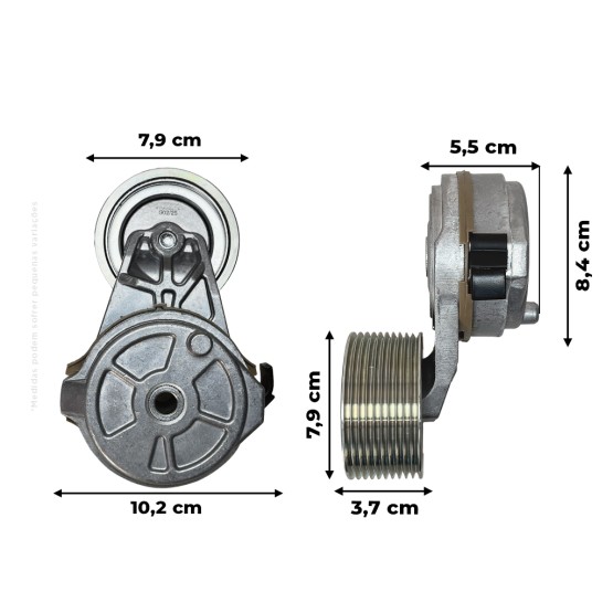 Tensor Da Correia Alternador Aplicável Trator Case / New Holland - 84187972