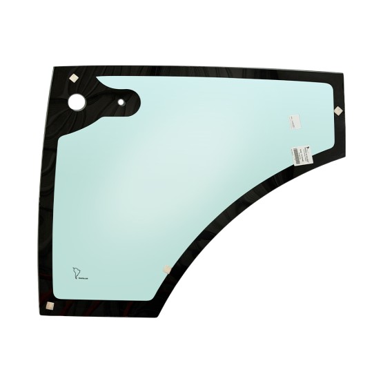Vidro Inferior Da Porta Esquerda Aplicável Retroescavadeira New Holland e Case - 84224316