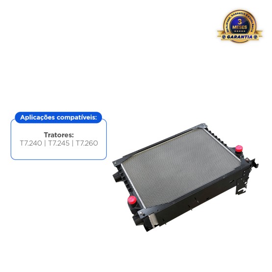 Radiador De Água Aplicável Tratores New Holland - 84249173