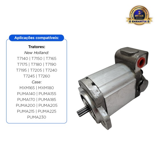 Bomba Hidráulica Hybel Aplicável Trator New Holland - 84263360