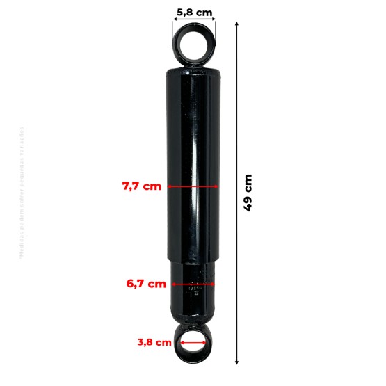 Amortecedor Suspensão Traseiro Aplicável New Holland/Case - 84297496