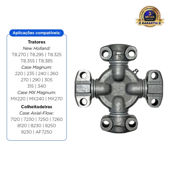 Cruzeta Geral Aço Aplicável Tratores New Holland - 84355363
