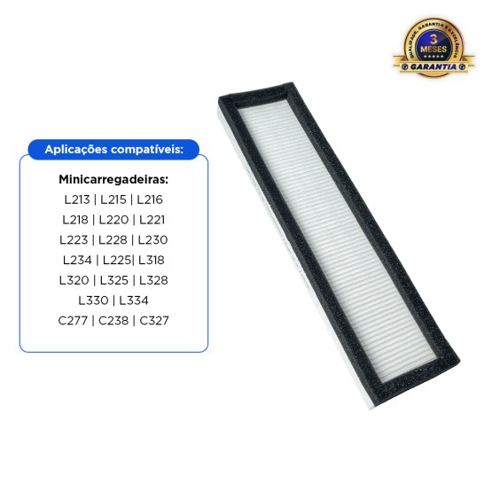 Filtro Do Ar Condicionado Aplicável Mini Carregadeira New Holland - 84376814
