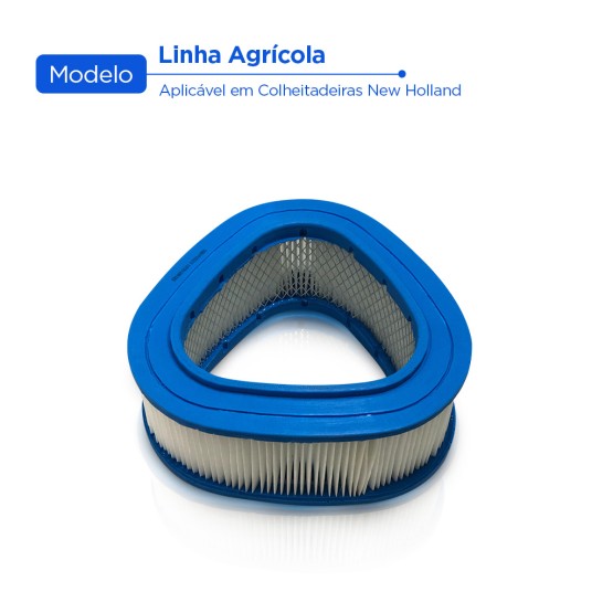 Filtro De Ar Cabine Aplicável Colheitadeira New Holland - 84807659
