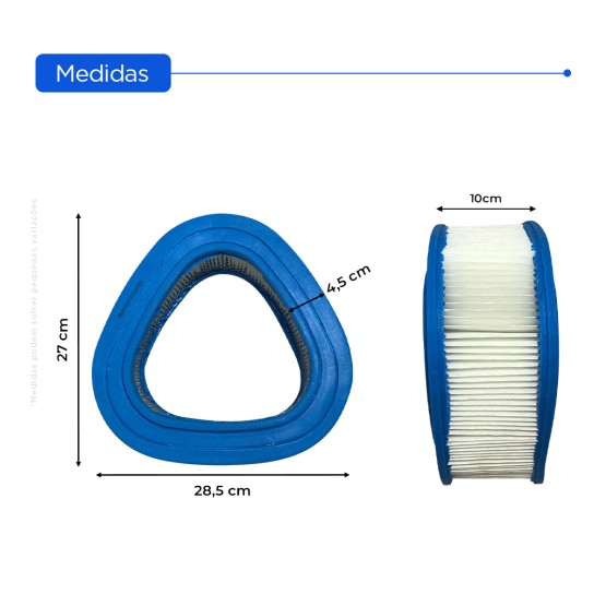 Filtro De Ar Cabine Aplicável Colheitadeira New Holland - 84807659