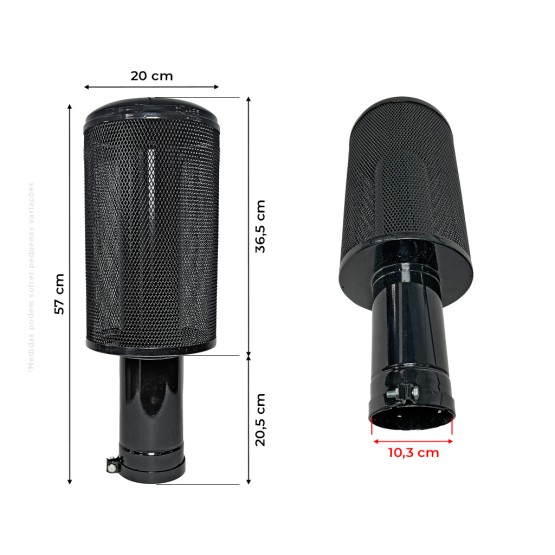 Pré Filtro De Ar De Chapéu Aplicável Colheitadeira New Holland - 84980413
