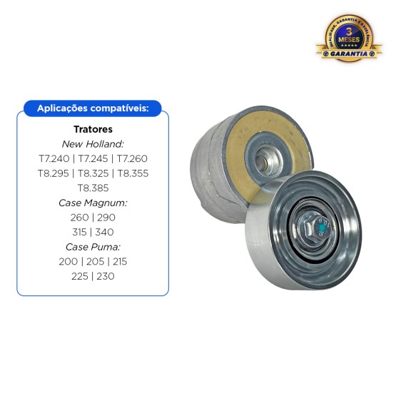 Tensor da Correia Do Alternador De Ar Do Motor Aplicável Trator New Holland - 87300104