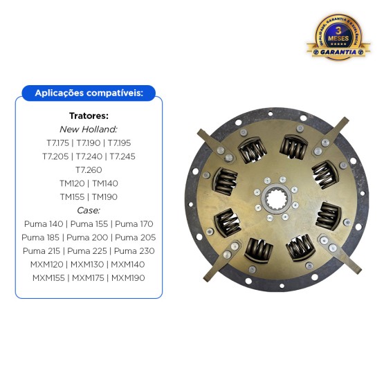 Disco De Embreagem Aplicável Tratores New Holland - 87542609
