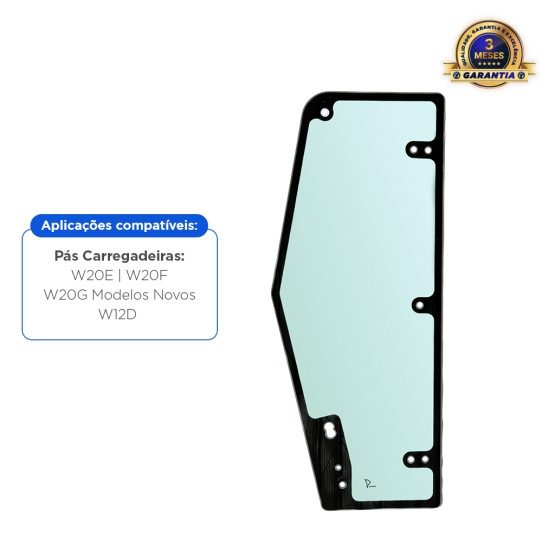 Vidro Da Porta Esquerda Aplicável Pá Carregadeira Case - 87603365