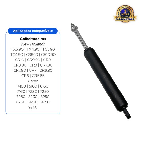 Amortecedor Gás Aplicável Colheitadeiras New Holland - 87607304