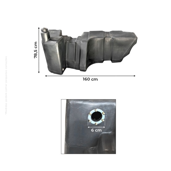 Tanque De Combustível Trator New Holland - 87671855