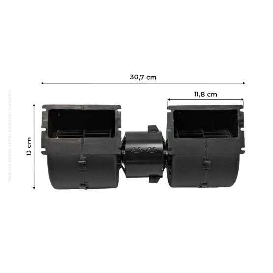 Motor Do Ventilador 24v Aplicável Pá Carregadeira Case e New Holland - 87674003