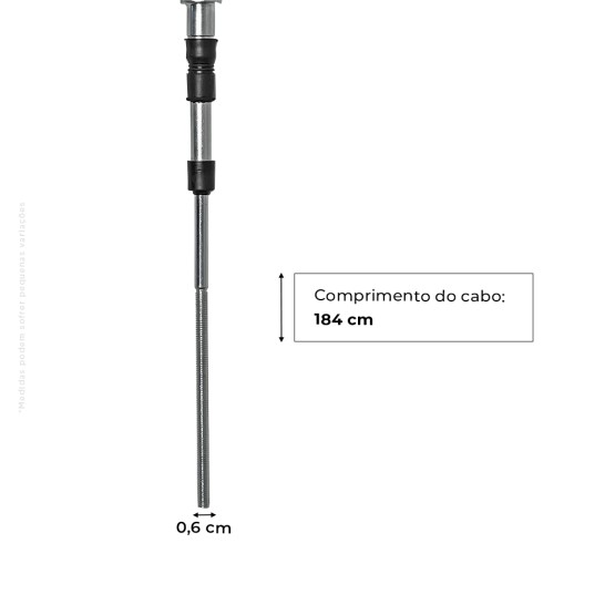 Cabo Comando Hidráulico Aplicável Trator New Holland e Case - 87678198