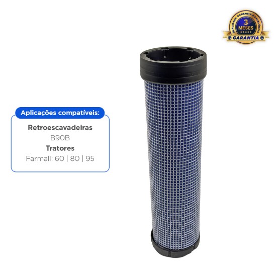 Filtro de Ar Interno Aplicável Máquinas New Holland - 87682999 