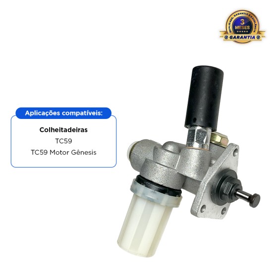 Bomba Alimentadora Manual Aplicável Colheitadeira New Holland - 87800631
