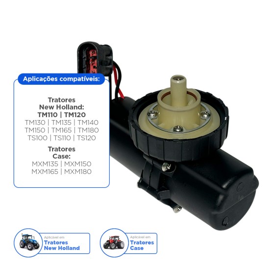 Bomba De Combustível Elétrica Aplicável Trator Case / New Holland - 87802238