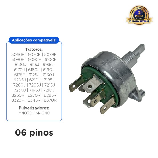 Interruptor da Luz Aplicável  Trator John Deere - AL220391