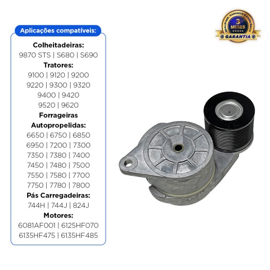 Tenso Da Correia De Acionamento Do Motor Aplicável Máquina John Deere - AN373823