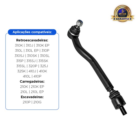 Barra De Direção Lado Direito Aplicável Retroescavadeira John Deere - AT326537