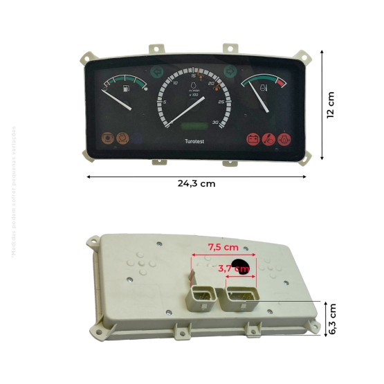 Painel De Instrumento 12V Aplicável Trator John Deere - DQ50584