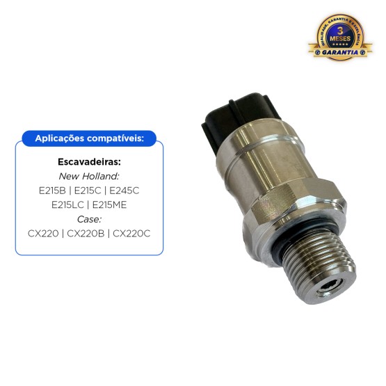 Sensor De Pressão Aplicável Escavadeira Case / New Holland - LS52S00015P1