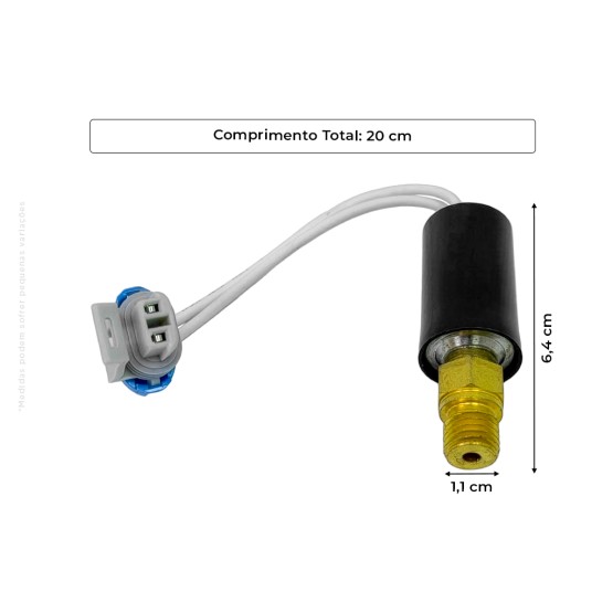 Sensor De Pressão Óleo Aplicável Trator John Deere - RE212870