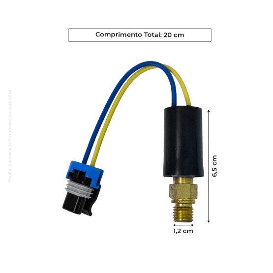 Sensor De Pressão De Óleo Aplicável Trator John Deere - RE212878