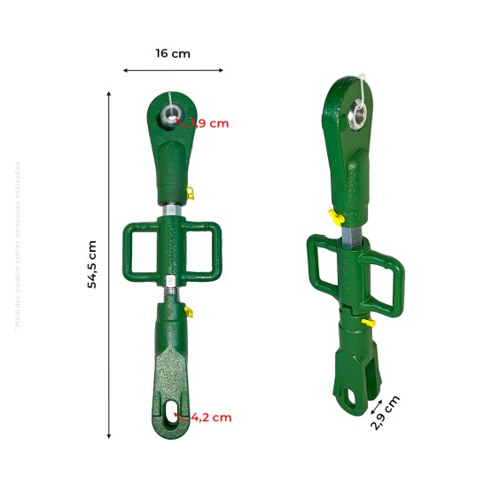 Braço Hidráulico Direito Aplicável Trator John Deere - RE247409
