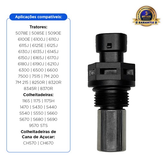 Sensor De Rotação Do Virabrequim Aplicável John Deere - RE519144